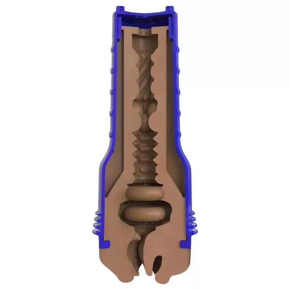 Fleshlight Boost Blow - masturbator usta realistyczny - brązowy