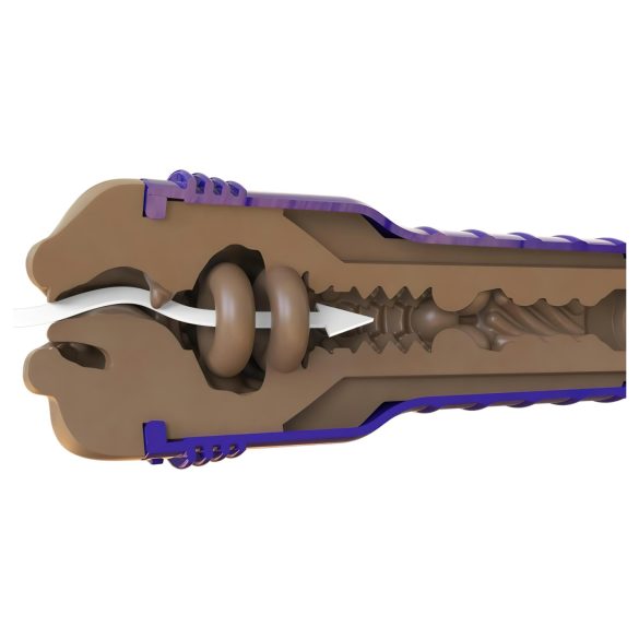 Fleshlight Boost Blow - masturbator usta realistyczny - brązowy