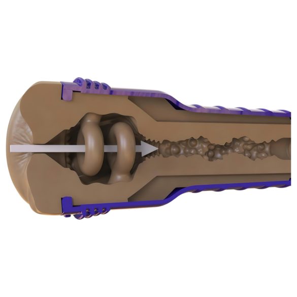 Fleshlight Boost Blast - realistyczna cipka do masturbacji (brązowa)