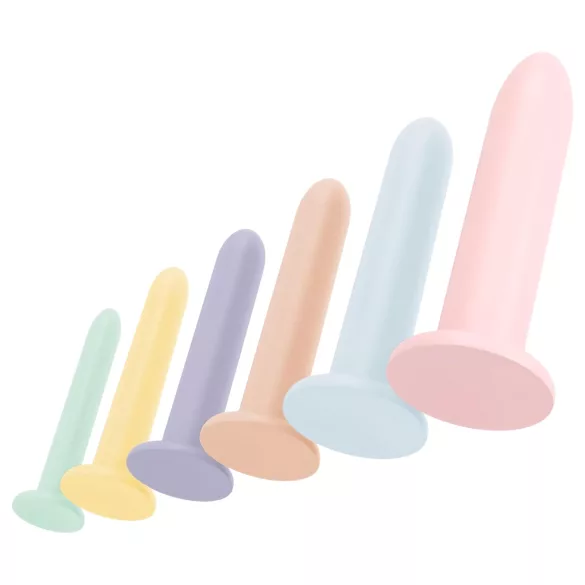 You2Toys - Six in a Row - zestaw trenażerów dildo - 6 szt. (kolorowy)