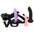 You2Toys - zestaw dildo na pasku - czarny
