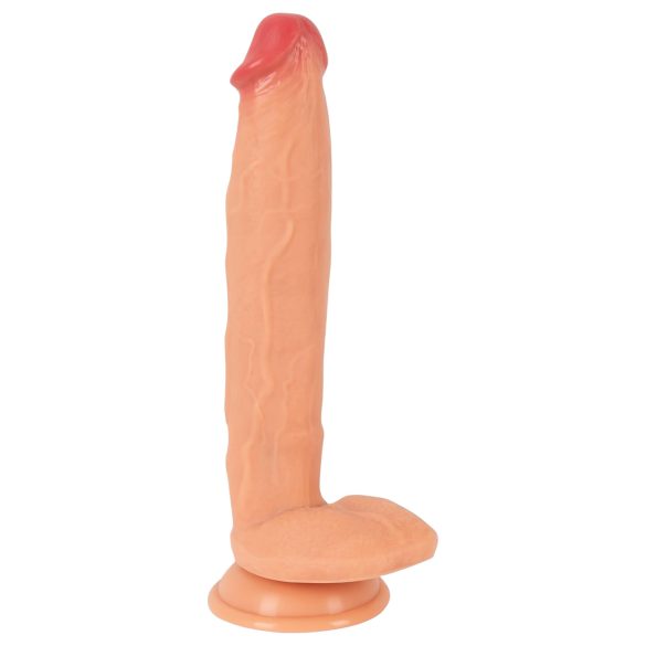 Realistixxx Real Giant - ekstra duży dildo z jądrami (naturalny)