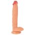 Realistixxx Real Giant - ekstra duży dildo z jądrami (naturalny)