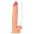 Realistixxx Real Giant - ekstra duży dildo z jądrami (naturalny)