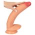 Realistixxx Real Giant - ekstra duży dildo z jądrami (naturalny)
