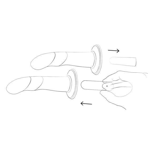 ROMP Piccolo - zestaw do peggingu - silikon czarno-niebieski