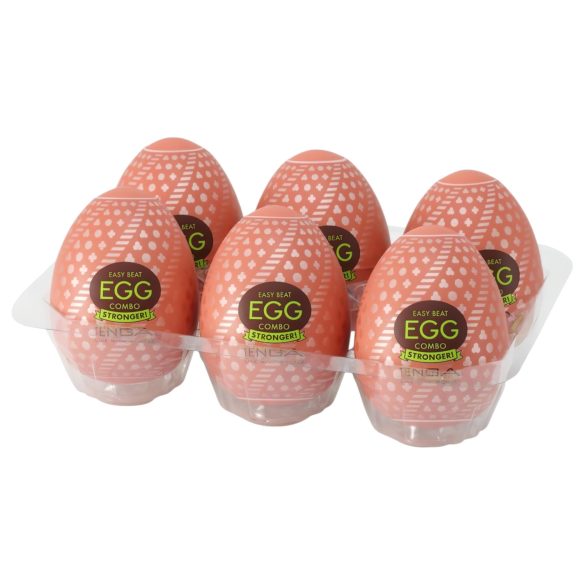TENGA Egg Combo Stronger - masturbator jajko - zestaw 6 sztuk
