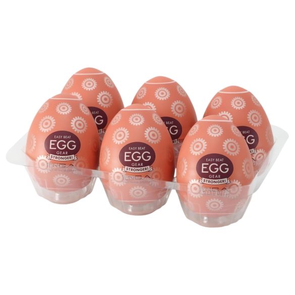 TENGA Egg Gear Stronger - masturbator jajko - zestaw 6 sztuk
