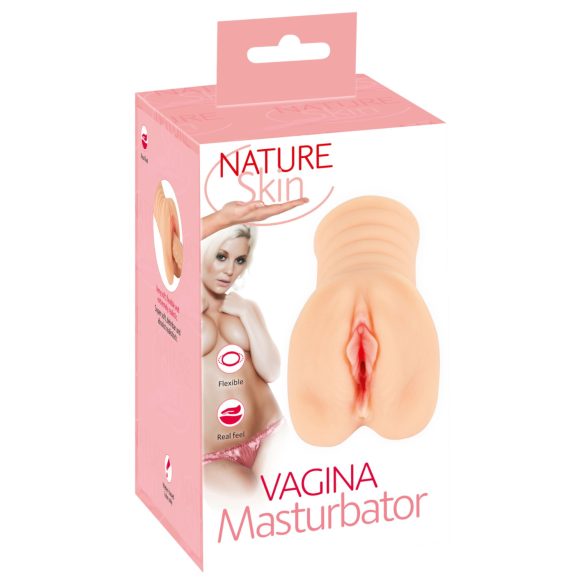 Nature Skin - masturbator wagina realistyczna - skóra naturalna, beżowy