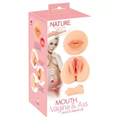 Nature Skin - masturbator waginalno-ustny (naturalny)