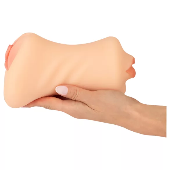 Nature Skin - masturbator waginalno-ustny (naturalny)