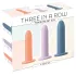 You2Toys - Three in a Row - zestaw treningowy dildo - 3 szt. (kolorowy)