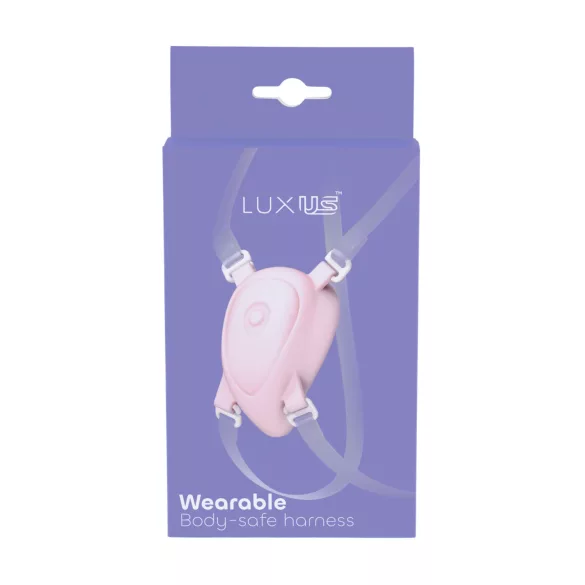 Luxusowe szelki do wibratora łechtaczkowego (biały)