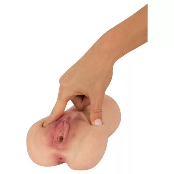 Realistixxx Real Stroker - realistyczna wagina i analny masturbator (kolor cielisty)