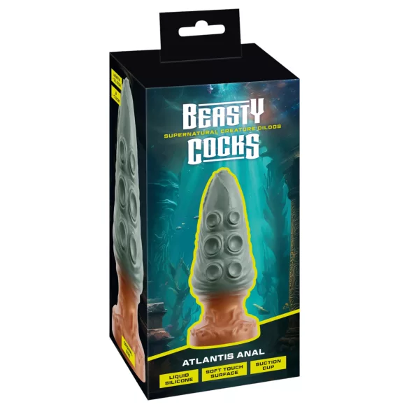 Beasty Cocks Atlantis - korek analny - zielony