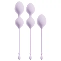 Beau Coeur Elorin - zestaw kul gejszy - 3 sztuki - fioletowy