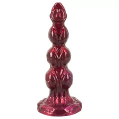   Beasty Cocks - Wilkołak Willie dildo z przyssawką - bordowy (21 cm)