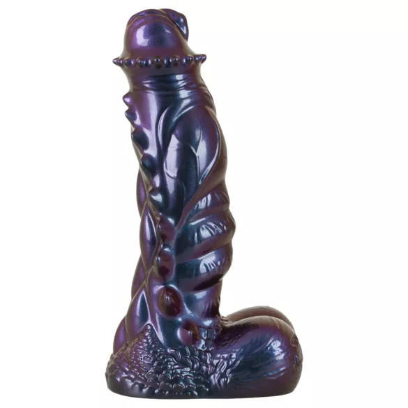 Beasty Cocks Tech-Zilla Bang - dildo typu „monster” z przyssawką (fioletowe)