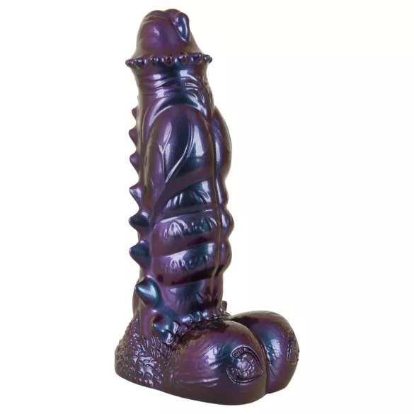 Beasty Cocks Tech-Zilla Bang - dildo typu „monster” z przyssawką (fioletowe)