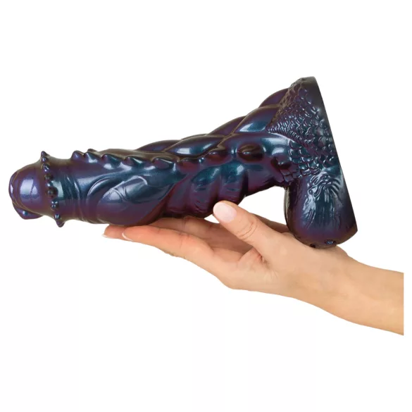 Beasty Cocks Tech-Zilla Bang - dildo typu „monster” z przyssawką (fioletowe)