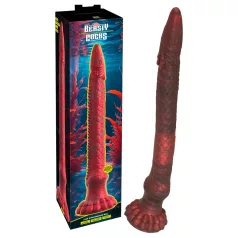   Beasty Cocks The Enormous Eel - gigantyczny dildo w kształcie węgorza (czerwony)