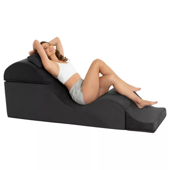 Liberator Aria Flip Chaise - regulowany mebel erotyczny (czarny)