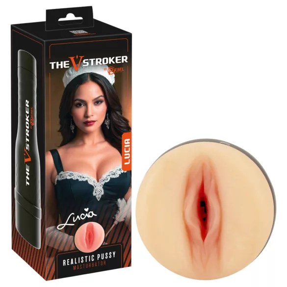 Rebel The V-Stroker Lucia - realistyczna sztuczna pochwa masturbator (kolor ciała)