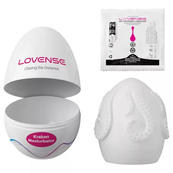 LOVENSE Kraken - jajko masturbacyjne - 1 szt. (białe)