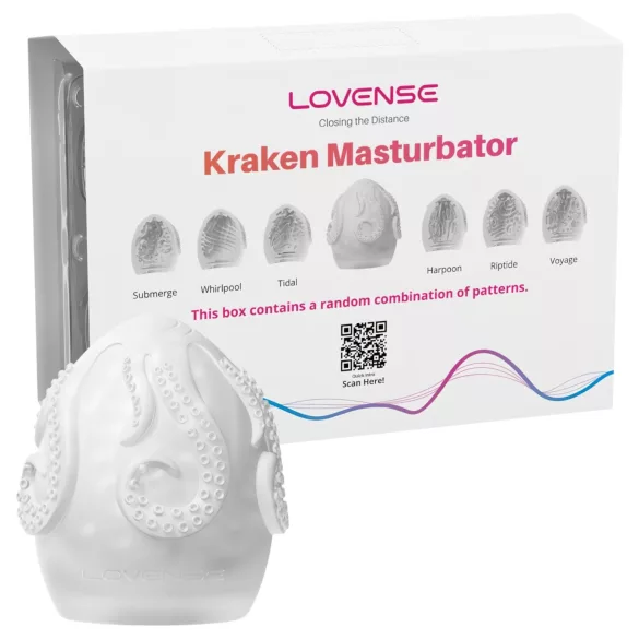 LOVENSE Kraken - jajka masturbacyjne - 6 sztuk (białe)