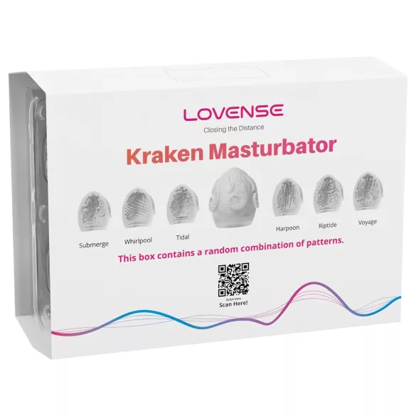LOVENSE Kraken - jajka masturbacyjne - 6 sztuk (białe)