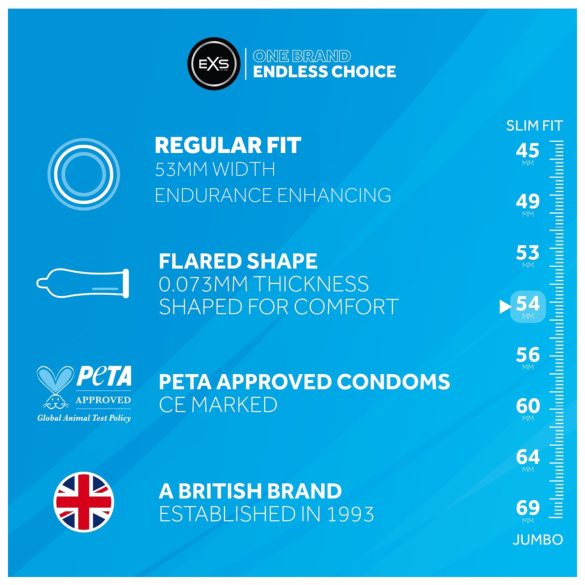 EXS - prezerwatywy opóźniające wytrysk - lateksowe - 12 sztuk