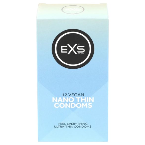 EXS - prezerwatywy ultra cienkie - nano thin - 12 sztuk