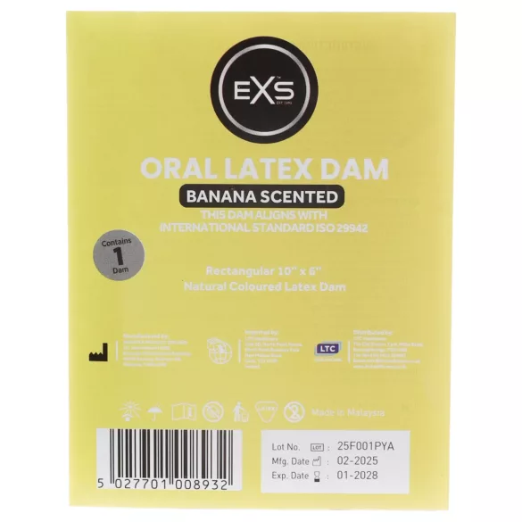 EXS - chusteczka oralna - smak bananowy