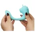 Unihorn C-Horse - wibrator do stymulacji punktu G i łechtaczki (turkusowy)