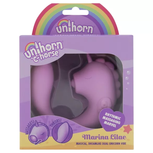 Unihorn C-Horse - wibrator do stymulacji punktu G i łechtaczki (fioletowy)