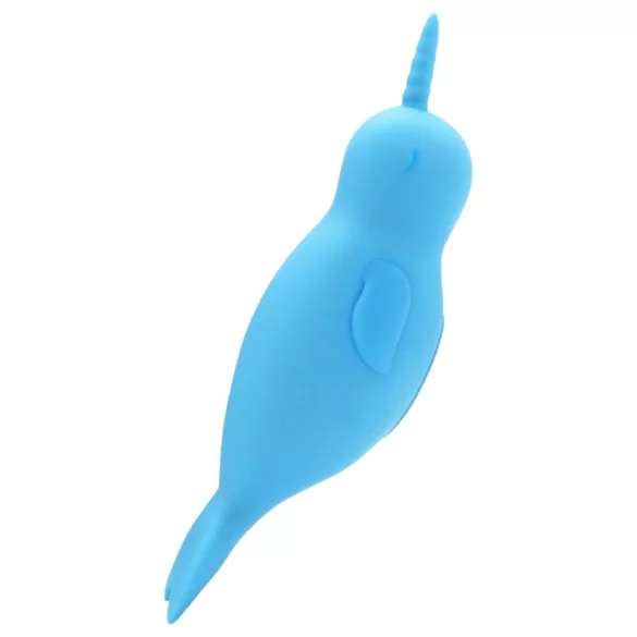 Unihorn Of The Sea - wibrator do łechtaczki ładowany USB - silikon niebieski