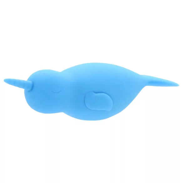 Unihorn Of The Sea - wibrator do łechtaczki ładowany USB - silikon niebieski