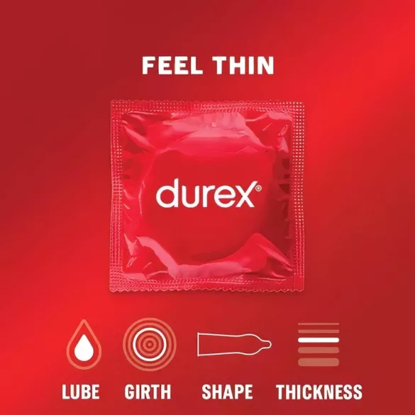 Durex - prezerwatywy ultracienkie - naturalne odczucie - 18 sztuk