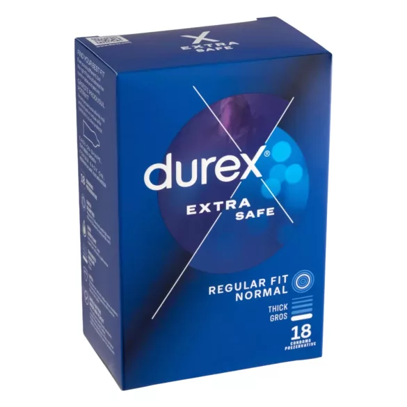 Durex - prezerwatywy bezpieczne - Extra Safe - 18 sztuk
