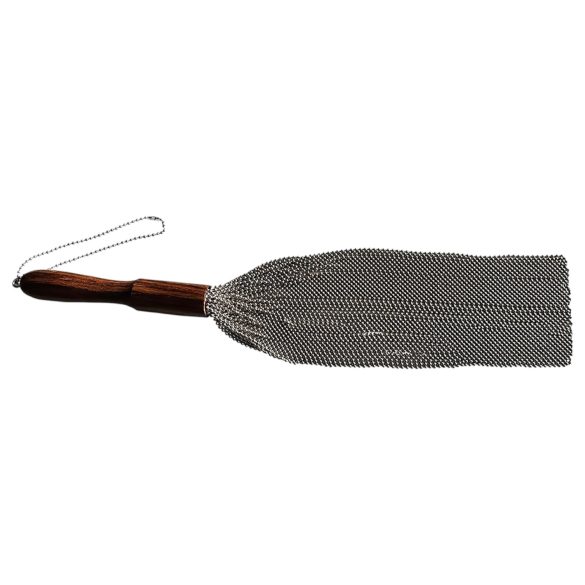 Rouge - pejcz z łańcuchem - srebrny