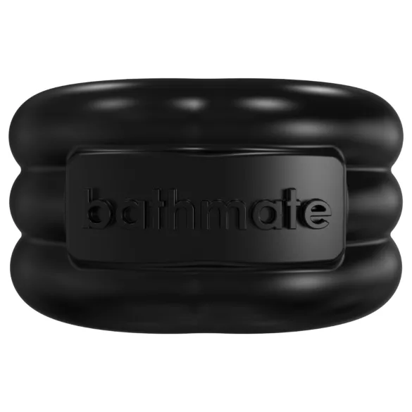 Bathmate Vibe Ring Stretch - wibrujący pierścień na penisa z akumulatorem (czarny)