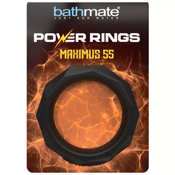 Bathmate Maximus 55 - silikonowy pierścień na penisa (czarny)