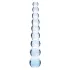 Clarity Elysian Pearls - szklane dildo z perełkami (przezroczyste)