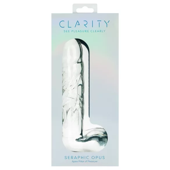 Clarity Seraphic Opus - szklany dildo do punktu G (przezroczysty)