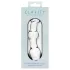 Clarity Utopian Mystique - żebrowane szklane dildo analne (przezroczyste)
