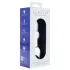 Clarity Utopian Mystique - żebrowane szklane dildo analne (przezroczyste)