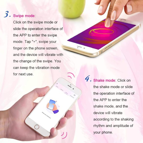 Lonely Winni - wibrujące jajko sterowane aplikacją - różowe