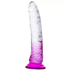 Lonely Lance - dildo z przyssawką - lila przezroczysty