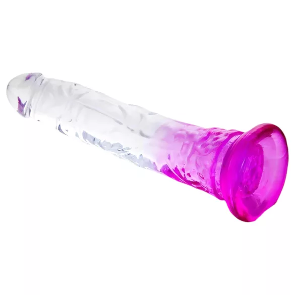 Lonely Lance - dildo z przyssawką - lila przezroczysty