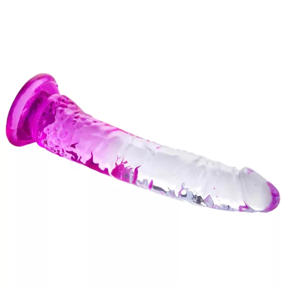 Lonely Lance - dildo z przyssawką - lila przezroczysty